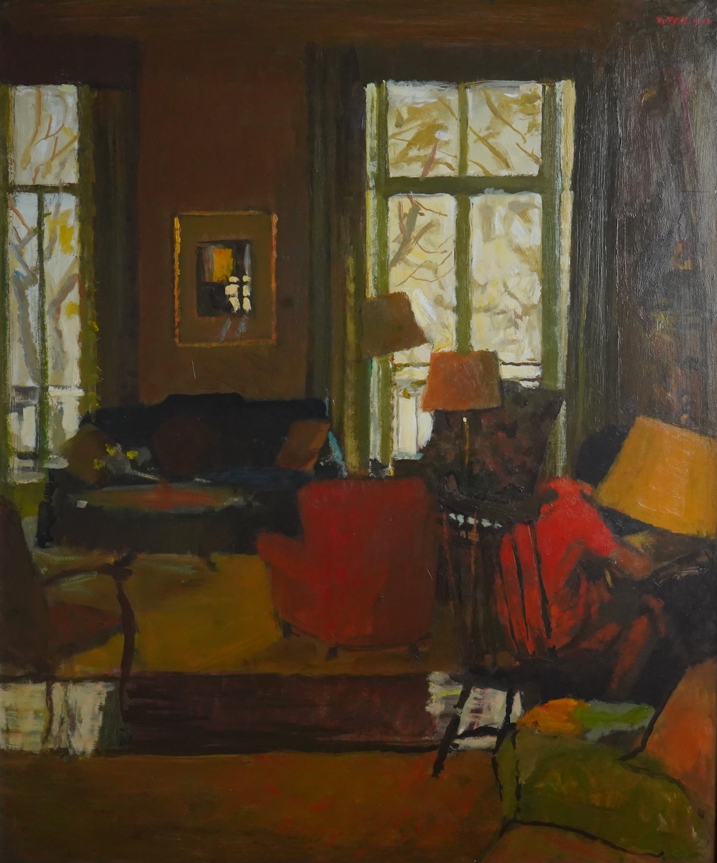 Charles James McCall, 1907-1989, 'Interior, Chester Square'